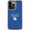 University of Kentucky Wildcats iPhone 16 Pro Clear Case